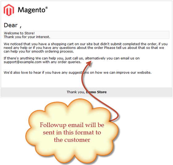 FME Magento Extensions: Magento Follow up extension
